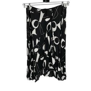 City Chic skirt Emily Abstract black white size XL 22 - DEFECT